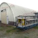Профнастил H112ПГ-0.65, для бескаркасных ангаров, Полиэстер RAL 9002.