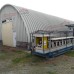 Профнастил H112ПГ-0.65, для бескаркасных ангаров, Полиэстер RAL 9006.