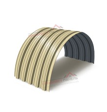 Профнастил окрашенный НС35ПГ-1000-0.5 цена за м2