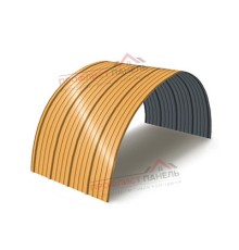 Профнастил НС18ПГ-1120-0.4 Полиэстер RAL 1034