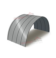 Профнастил НС18ПГ-1120-0.55 Полиэстер RAL 9006
