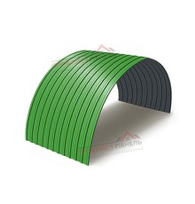 Профнастил С10ПГ-1160-0.5 Полиэстер RAL6018