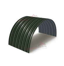 Профнастил С-15ПГ-1190-0.6 (с гранью) Полиэстер RAL 6020