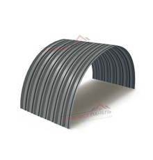 Профнастил С-15ПГ-1190-0.55 (с гранью) Полиэстер RAL 7005