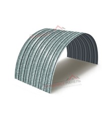 Профнастил С-15ПГ-1190-0.4 (с гранью) Оцинкованный