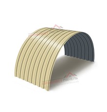 Профнастил окрашенный С17ПГ-1163-0.5 цена за м2