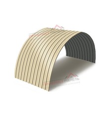 Профнастил СС10ПГ-1160-0.45 Полиэстер RAL1015