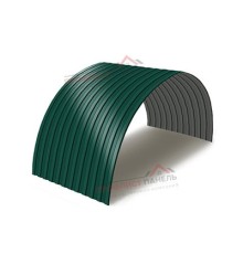 Профнастил СС10ПГ-1160-0.5 Полиэстер RAL6005