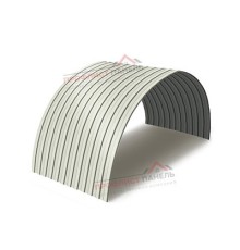 Профнастил СС10ПГ-1160-0.6 Полиэстер RAL9003