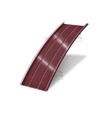 Арочный фальц профилированный 550-0,5 Satin RAL 3005