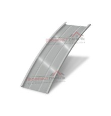 Арочный фальц профилированный 550-0,5 Satin RAL 9006