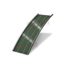 Арочный фальц профилированный 550-0,45 Полиэстер RAL 6020