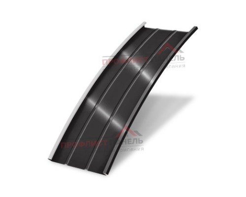 Арочный фальц профилированный 550-0,5 Velur20 RAL 8022