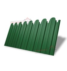 Профнастил фигурный С10 - 0,45 Окрас - В, RAL 6002 лиственно-зеленый