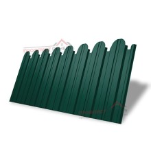 Профнастил фигурный С10 - 0,45 Окрас - В, RAL 6005 зеленый мох