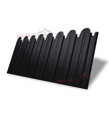Профнастил фигурный С10 - 0,45 Окрас - В, Drap ST RAL 9005 черный