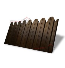 Профнастил фигурный С10 - 0,45 Окрас - В, Print Elite Antique Wood