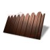 Профнастил фигурный С10 - 0,45 Окрас - А, Print Elite Choco Wood