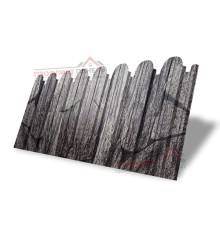 Профнастил фигурный С10 - 0,45 Окрас - В, Print Elite King Stone