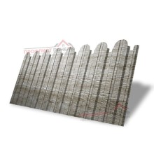 Профнастил фигурный С10 - 0,45 Окрас - В, Print Elite Nordic Wood