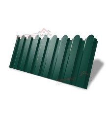Профнастил фигурный С20 - 0,45 Окрас - В, Drap RAL 6005