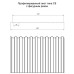Профнастил фигурный C8 - 0,45 Drap RAL 6005 зеленый мох