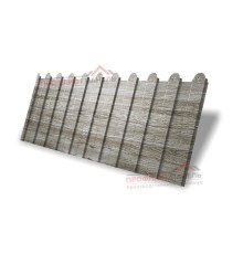 Профнастил фигурный C8 - 0,45 Print Elite Nordic Wood