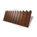 Профнастил фигурный C8 - 0,45 Print Premium Rowan