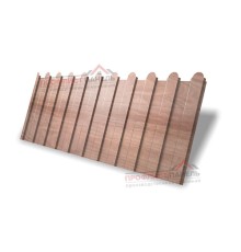 Профнастил фигурный C8 - 0,45 Print Elite White Wood