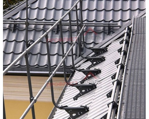 Ограждение кровли "РОЛЛЕД+" ОЦ-900 L=2000мм+ФС (труба 40х20) ГОСТ 53254-2009