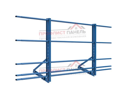 Ограждение с Фальцевым креплением ХК H=900 L=2000мм с 3-я доп.трубами (ТУ)