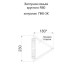 Заглушка конька круглого конусная-0,5 Viking E RAL8019