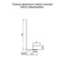 Планка карнизного свеса сложная 250х50х2000-0,5 Norman RAL5005