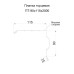 Планка торцевая 90х115х2000-0,5 Norman RAL9006
