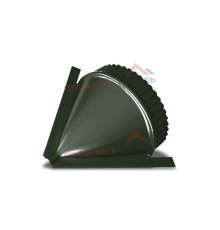 Заглушка конька круглого конусная-0,5 Viking E RAL6007