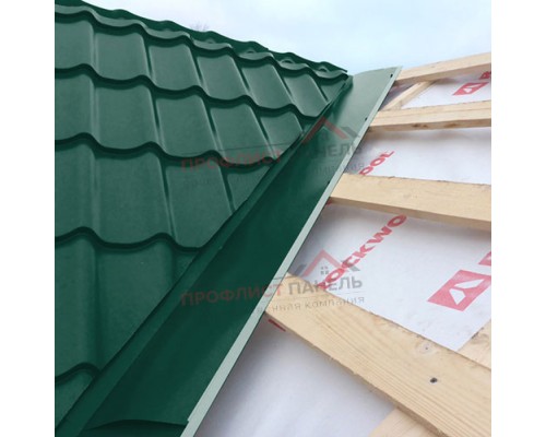 Планка ендовы нижняя 298х298х2000-0,5 Norman RAL6005
