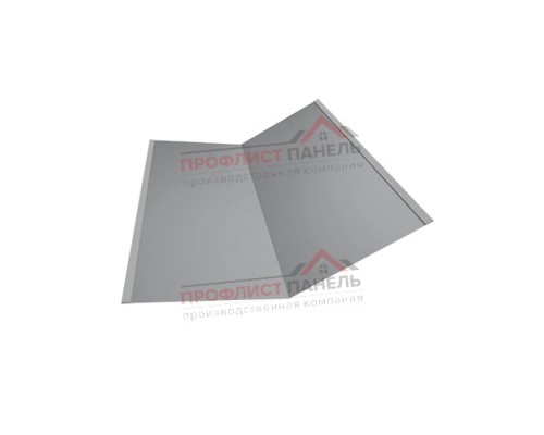 Планка ендовы нижняя 298х298х2000-0,5 Norman RAL7004 Планка ендовы нижняя 298х298х2000-0,5 Norman RAL7004
