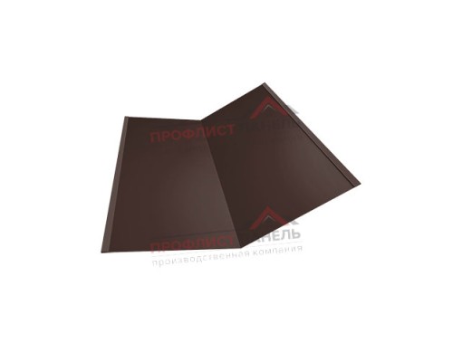 Планка ендовы нижняя 298х298х2000-0,5 Norman RAL8017 Планка ендовы нижняя 298х298х2000-0,5 Norman RAL8017