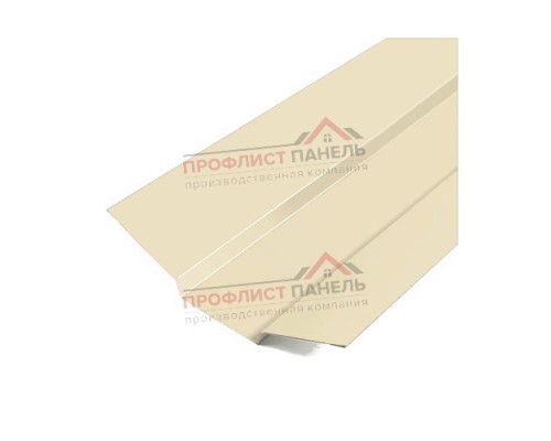 Планка ендовы верхняя 76х76х2000-0,5 Norman RAL1015 Планка ендовы верхняя 76х76х2000-0,5 Norman RAL1015