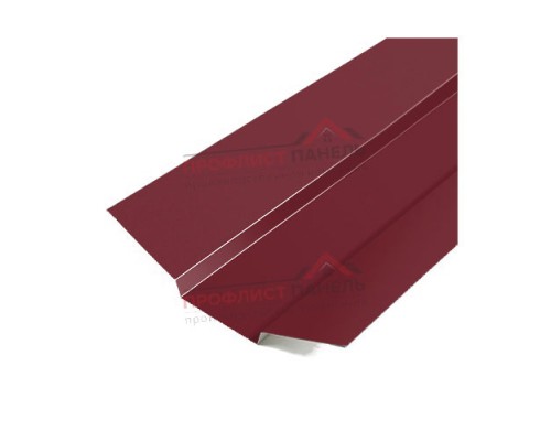 Планка ендовы верхняя 76х76х2000-0,5 Norman RAL3005 Планка ендовы верхняя 76х76х2000-0,5 Norman RAL3005