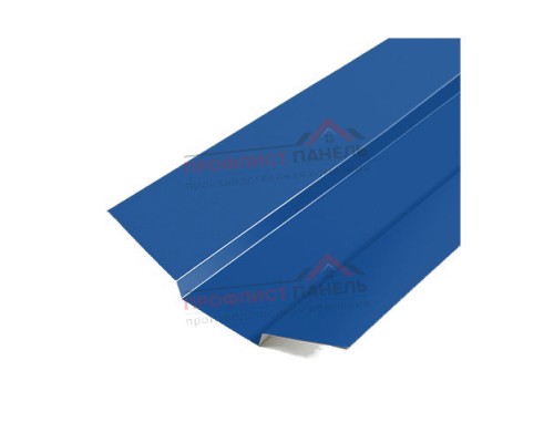 Планка ендовы верхняя 76х76х2000-0,5 Norman RAL5005 Планка ендовы верхняя 76х76х2000-0,5 Norman RAL5005