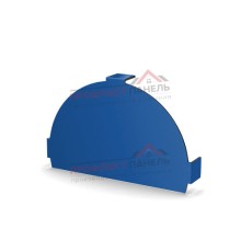 Заглушка конька круглого простая-0,5 Norman RAL5005
