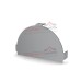 Заглушка конька круглого простая-0,5 Norman RAL7004