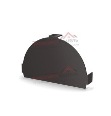 Заглушка конька круглого простая-0,5 Norman RR32