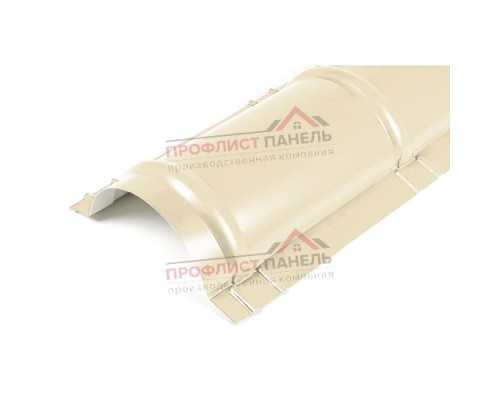 Планка конька круглого R110х2000-0,5 Norman RAL1015 Планка конька круглого R110х2000-0,5 Norman RAL1015