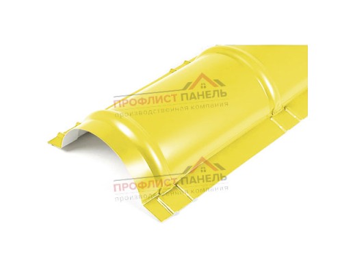 Планка конька круглого R110х2000-0,5 Norman RAL1018 Планка конька круглого R110х2000-0,5 Norman RAL1018