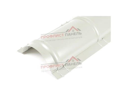 Планка конька круглого R110х2000-0,5 Norman RAL9003 Планка конька круглого R110х2000-0,5 Norman RAL9003