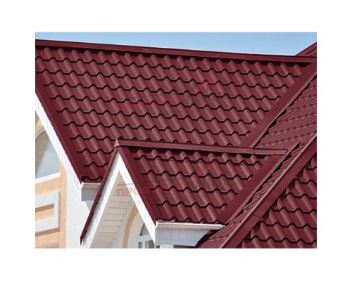 Планка конька плоского 150х150х2000-0,5 Norman RAL3005