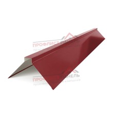 Планка конька плоского 150х150х2000-0,5 Norman RAL3011