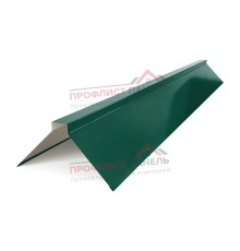 Планка конька плоского 150х150х2000-0,5 Norman RAL6005